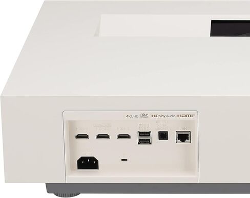LG HU915QE Ultra Short Throw 4K UHD (3840 x 2160) 3Ch Laser Smart Homer Theater CineBeam Projector with Up to 3700 ANSI Lumens, and webOS 6.0 Video, Netflix and Apple TV+ (Renewed) in Saudi Arabia