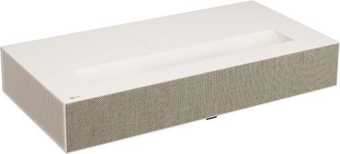 LG HU915QE Ultra Short Throw 4K UHD (3840 x 2160) 3Ch Laser Smart Homer Theater CineBeam Projector with Up to 3700 ANSI Lumens, and webOS 6.0 Video, Netflix and Apple TV+ (Renewed) in Saudi Arabia