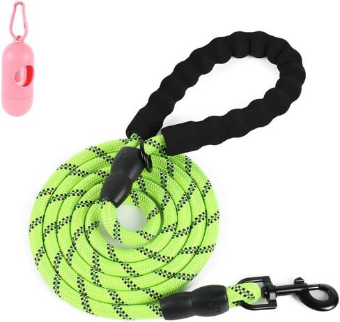 CBBPET Highly Reflective Threads Dog Leash for Large Medium Small Dogs,Heavy Duty Dog Leash,Durable Puppy Training Leashes in Kuwait