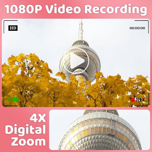 كاميرا رقمية بدقة 4K للتصوير الفوتوغرافي، وكاميرا تسجيل فيديو بدقة 75 ميجابكسل مع تكبير بصري 10x، وواي فاي، وشاشة لمس قابلة للطي 3 بوصات بزاوية 180 درجة، وبطاريتين، وغطاء عدسة، وحزام كتف، وحامل ثلاثي القوائم صغير وجهاز تحكم عن بعد in Saudi Arabia