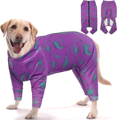 Dog Pajamas, Dog Pjs for Medium Size Dog, Christmas Dog Pajamas Stretchy Dog Onesie, Dog Jumpsuit Bodysuit, Dog Surgery Recovery Suit Anti Licking & Anxiety Calming Dog Clothes French Bulldog M in Saudi Arabia