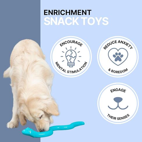 لعبة أحجية الكلاب من تريكسي سناك ثعبان للكلاب، لعبة إثراء الكلاب، لعبة مضغ تفاعلية، موزع حلوى، 23 بوصة (59 سم) in Kuwait