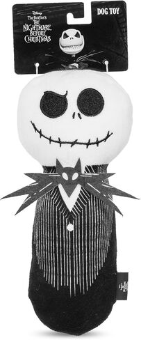 Disney for Pets Tim Burton's Nightmare Before Christmas: Jack Skellington 9" Plush Bobo Dog Toy; Bobo Style Plush Squeaker Dog Toy, Officially Licensed | Halloween Dog Toys in Kuwait