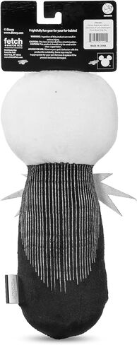 Disney for Pets Tim Burton's Nightmare Before Christmas: Jack Skellington 9" Plush Bobo Dog Toy; Bobo Style Plush Squeaker Dog Toy, Officially Licensed | Halloween Dog Toys in Kuwait