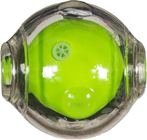 Chase 'n Chomp Amazing Squeaker Ball Toy for Pets, Clear, 2.5 Inch in Saudi Arabia
