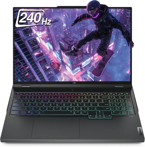 لاب توب لينوفو ليجن برو 7 الجيل 8، ايه ام دي رايزن 9 7945HX، ذاكرة الوصول العشوائي DDR5 سعة 64 جيجابايت، 4 تيرابايت PCIe SSD، 16 بوصة WQXGA (2560x1600)، Nvidia G-Force RTX4090، W11 Home in Saudi Arabia