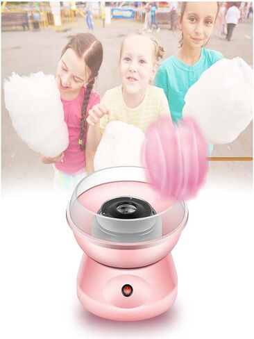 Cotton Candy Machine for Kids, Mini Retro Cotton Candy Maker for Kids, cotton candy maker machine,for Gifts, Birthday, Party (pink) in Saudi Arabia