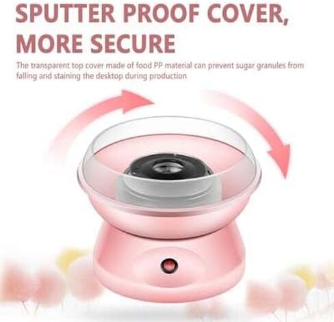 Cotton Candy Machine for Kids, Mini Retro Cotton Candy Maker for Kids, cotton candy maker machine,for Gifts, Birthday, Party (pink) in Saudi Arabia