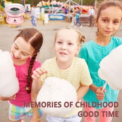 Cotton Candy Machine for Kids, Mini Retro Cotton Candy Maker for Kids, cotton candy maker machine,for Gifts, Birthday, Party (pink) in Saudi Arabia