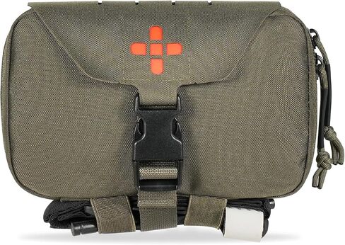 Ifak Pouch-Rapid Deployment Tactical MOLLE Trauma Kit Pouches, Quick Release Tear-Off Medical First Aid Kit Organiser with Red Immediate Identify for Emergency Surviva Activities. in Saudi Arabia