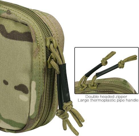 Ifak Pouch-Rapid Deployment Tactical MOLLE Trauma Kit Pouches | Quick Release Tear-Off Medical First Aid Kit Organiser with Red Immediate Identify For Emergency Surviva. in Saudi Arabia