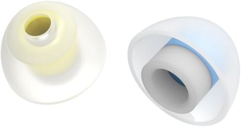 مجموعة أطراف الأذن المكانية nuon Boost and Claer من LEPIC، أطراف الأذن المكانية من الجيل التالي، قبضة ناعمة، متوافقة مع سماعات الأذن السلكية، سماعات الأذن، إلغاء الضوضاء، Clear and Boost (مجموعة S وM) in Saudi Arabia