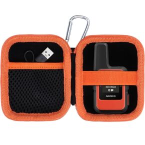 Hard Case Compatible with Garmin inReach Mini 2 / inReach Mini Lightweight Compact Satellite Communicator Hiking Handheld 010-02602-00/010-02602-01/010-01879-00/010-01879-01(Black Case)