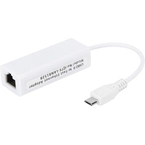 Micro USB 2.0 to Ethernet 10/100 m RJ45 Network LAN Adapter Card for Raspberry Pi Zero 1.3/W Motherboard, Tablet