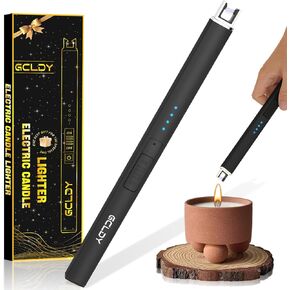 Electric Candle Lighter, Valentines Day Gifts for Her/Him, USB Arc Rechargeable Windproof Long Lighter for Candle, Valentines Day Gifts, Birthday Gift for Women Men Mom Wife Sister in Saudi Arabia