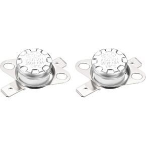 KSD301 Thermostat 170C NC Temperature Thermal Control Switch, [for Microwave Oven Refrigerators] - Normally Closed/2pcs