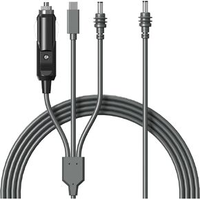 3 in 1 Starlink Mini Cable 10FT/ 3M, High-Speed USB C/Car Charger/DC to DC Replacement Cable for Starlink Mini Power, Waterproof Extension Starlink Mini Power Cable Accessories