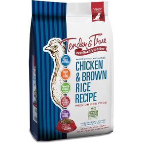 Tender & True Antibiotic-Free Chicken & Brown Rice Recipe Dog Food, 11 lb