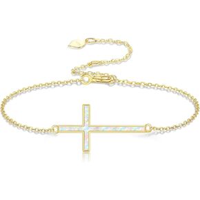 14K Solid Gold Infinity Bracelet for Women 14kt Yellow Gold Heart Love Infinity Adjustable Bracelet Infinity Jewelry Gift for Women