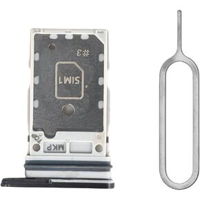 SIM Card Tray Holder with Eject Pin for Samsung Galaxy S22 Ultra 5G - Black