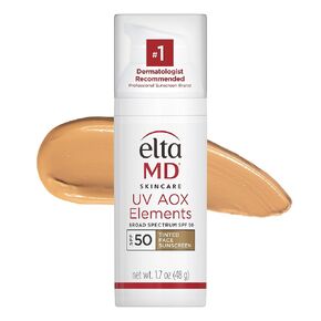 EltaMD UV Elements Tinted Sunscreen Moisturizer, SPF 44 Tinted SPF Moisturizer for Face and Body, Lightweight Oil Free Formula, Great for Using Under Makeup and Sensitive Skin Types, 2.0 oz Tube