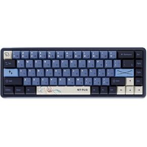 Team Liquid Demon Slayer Kimetsu No Yaiba Inosuke PBT Dye Sublimation Keycaps for Mechanical Gaming Keyboards, Cherry MX Switches, Custom Side Print, ANSI ISO Support, US Layout - Officially Licensed