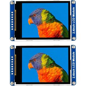 waveshare 2PCS 2.4inch LCD Display Module with 65K RGB Colors 240×320 Resolution SPI Interface