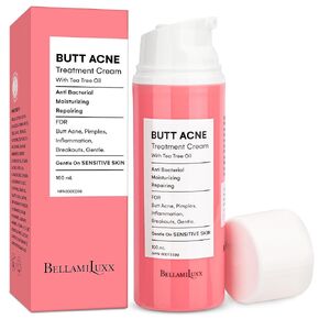 BellamiLuxx Butt Acne Clearing Lotion, Pure Plants Extracts for Reduce Acne and Pimples, Balance Skin Moisture/Sebum, Keep Buttocks Skin Delicate, and Smooth