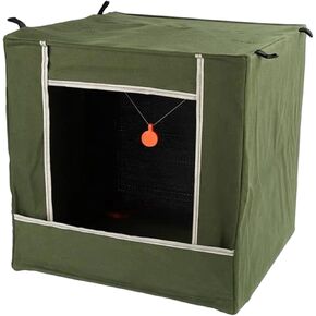 Almencla Slingshot Practice Target Box Slingshot Target Catcher Box Folding Buffer Cloth Training Recycle Balls Soundproof Target Case