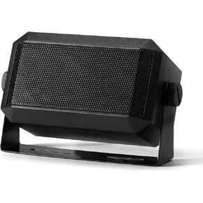 مكبر صوت صغير خارجي Radioddity RS58 لراديو CB المحمول للسيارة 10 أمتار، 5 واط، صوت أعلى وأكثر وضوحًا، كابل طاقة ممتد 71 بوصة، متوافق مع Radioddity QT40 QT60Pro QT80 CB-900 PRO CB-500 DB50