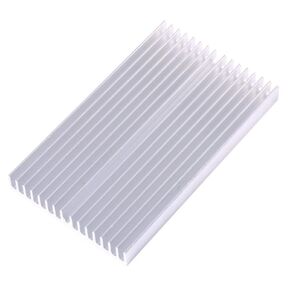 Aluminum Heatsink, Grille Shape Heat Sink Cooling Fin for IC LED Power Transistor 100X60X10mm 16 Teeth