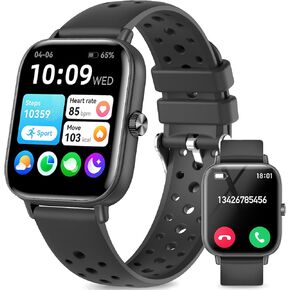 Smart Watches for Women(Answer/Make Calls), 1.83" Fitness Trackers with 24-Hour Heart Rate SpO2 Pedometer Sleep Monitor, 120+ Sport Mode, IP68 Waterproof Fitness Watch Compatible with iPhone&Android