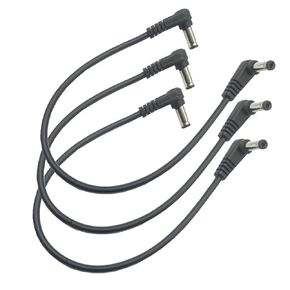 Seadream 3Pack DC Power 5.5mm x 2.1mm Patch Cables Wire Right Angled Male to Right Angled Male Patch Cables for IP Camera CCTV Surveillance Security Camera LED Strip DVR Router Invoice Printer