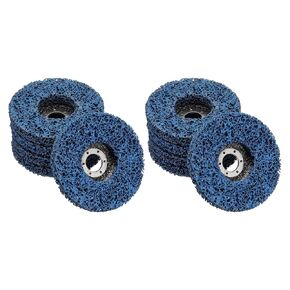HARFINGTON 2pcs Strip Disc Stripping Wheels 7" x 7/8" Stripping Discs Wheel for Angle Grinder Clean and Remove Paint Coating Rust Welds Oxidation, Purple