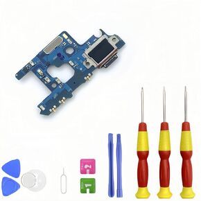 Galaxy Note 10 Plus USB Charging Port Flex Cable Replacement for Samsung Galaxy Note 10 Plus 5G Charger Port Flex Cable Repair Part Connector N976U N976V +Toolkit US Version