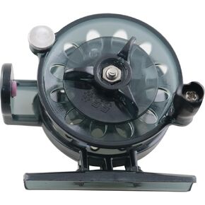 Black Fly Fishing Reel Sea Rod Fishing Reel 2 Spindles Plastic Fishing Rod Fishing Reel Ice Fishing Reel Fishing Reel Fishing Accessories for Fishing in Rivers Lakes and Streams