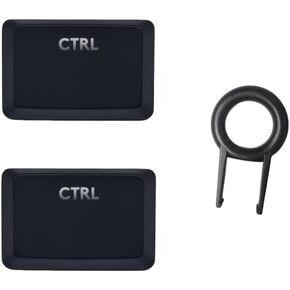 2pcs Backlit Ctrl Keys Replacement for Logitech G915 G913 G813 G815 TKL RGB Mechanical Gaming Keyboard Keycaps Black