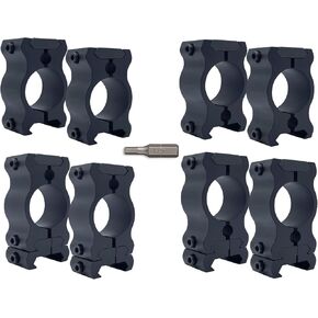 V1 Rifle Scope Rings 1" Low, Medium, High, Extra High Heights Included, Patented, Weaver & Picatinny