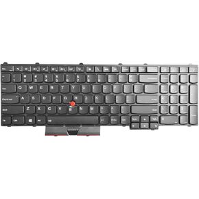New Replacement Keyboard Compatible with Lenovo ThinkPad P50 P51 P70 P71 (Not Fit P50s P51s) with Backlit with Pointer