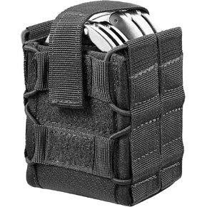 Double Handcuff Pouch for Most Standard Size Handcuffs, MOLLE Handcuff Case for Duty Belt, Law Enforcement Cuff Holder