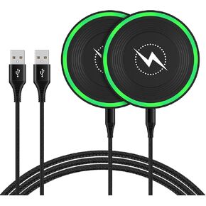 Samsung S24 Plus Wireless Charger Fast Charging Pad 15W Fast Wireless Charger Station Android Charger for Samsung Galaxy S24 FE/S24 Ultra/Z Fold6/Z Flip6/S23/S22/S21/S20,iPhone 16 15,Pixel 9Pro/8a/7/6