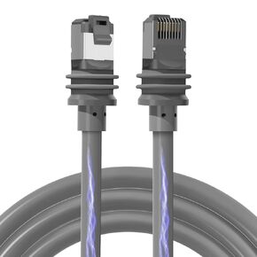 Starlink V3 Cable Outdoor, Star Link Rectangular Satellite Gen 3 Ethernet Cable Waterproof, Gray (10 FT)