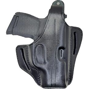 Sig P365 OWB Leather Holster - P365 Pancake Holster - for Sig P365 P365X XL P365 Sas P365 Macro, S&W CSX M&P Bodyguard 380, Ruger LCP Ruger LC9s Pistols - Leather Sig P365 Holster -Thumb Break Holster