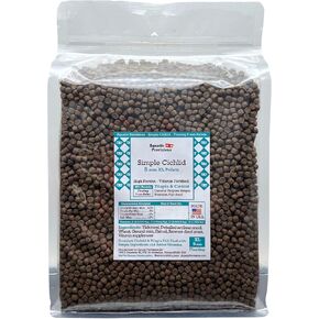 Simple Cichlid 5mm Floating, 2.5 lb. Extra Large Pellets Fish Food