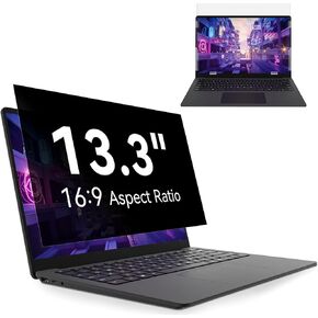 Privacy Filter Compatible with 15 Inch Surface Laptop 5/4/3/2/1, Easy On/Off Removable Anti Glare Blue Light Laptop Privacy Screen Black Security Private
