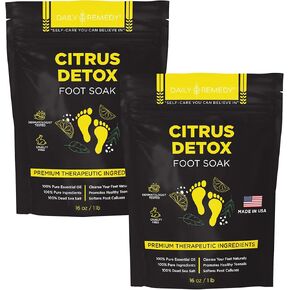 EXTRA STRENGTH Tea Tree Oil Foot Soak with Epsom Salt - Made in USA - for Toenails, Athlete's Foot, itchy Feet, Stubborn Smelly Foot Odor, Pedicure, Foot Calluses & Soothes Sore Tired Achy Feet - 16 oz