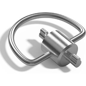 HVAC Locking Cap Key for Installation/Removal of Refrigerants Locking Caps, Quick Access HVAC Locking Cap Key for 410A and R22 Refrigerant for Home AC, Safety Universal Key Tamper-Resistant
