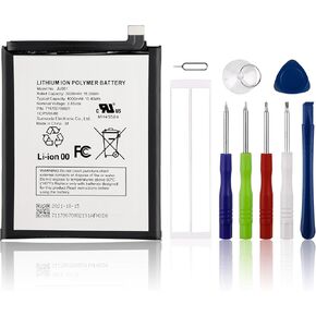 Replacement Battery JU001 Compatible with Revvl V/Revvl V 4G / Boost Celero 5G/Cricket ICON 4 5G with Tools