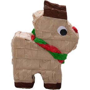 GFF Grass Flip Flops Fetch-It Pets 9" Reigndeer Shaped Piñata Bird Toy Suitable for Small Medium and Large Parrots Budgies Parakeets Cockatiels Lovebirds and Cockatoos