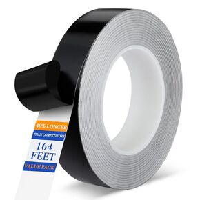 Light Blocking Tape, 1.2 inch x 164 Feet Light Blocking Stickers, Blackout Stickers for Electronics, Light Dimming Covers for LED, Window, Routers, Cable, Block 100% of LED Lights - Silver